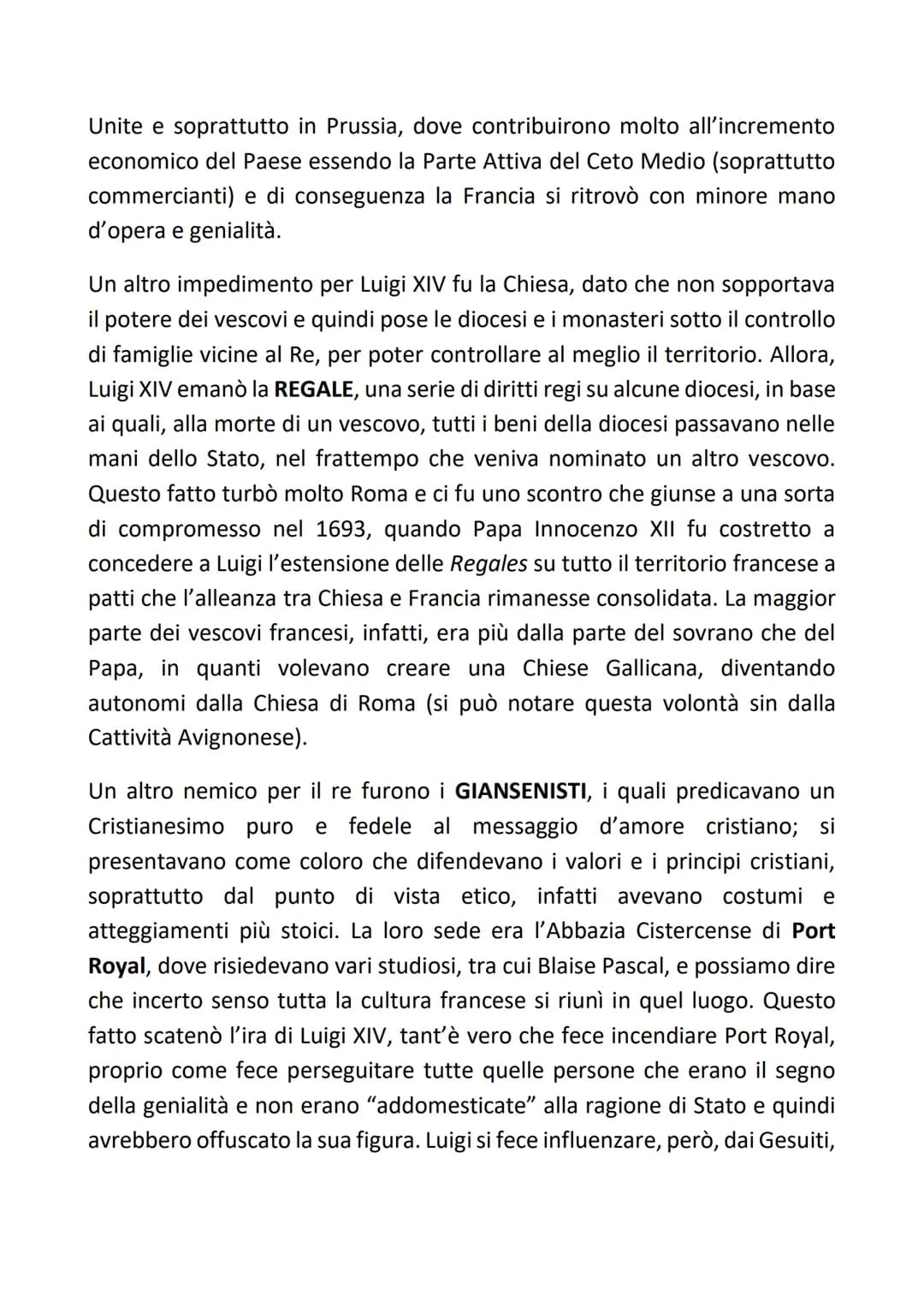 Alla morte di Mazzarino, nel 1661, LUIGI XIV prese il potere e decise di
governare da solo. Adottò una POLITICA ASSOLUTISTICA, e infatti gli