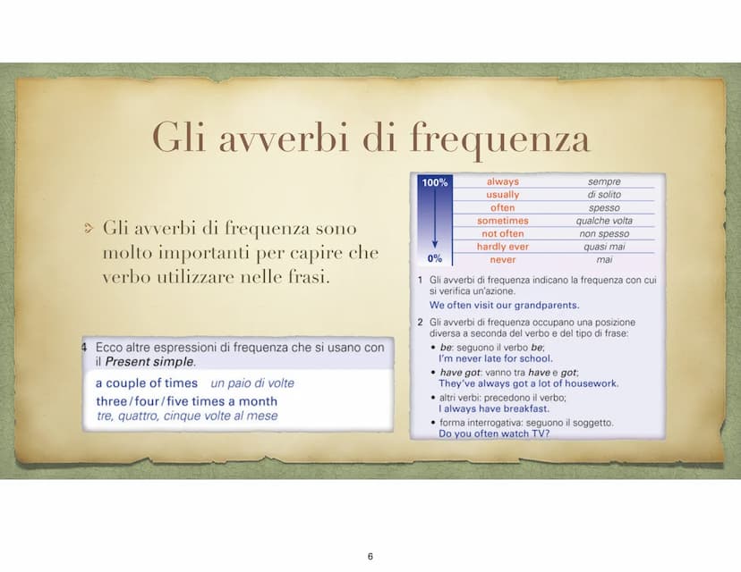 Present simple.
Spiegazione
1 Uso:
> Si usa il present simple per:
> Esprimere routine e azioni abituali o periodiche.( es= I watch videos
e