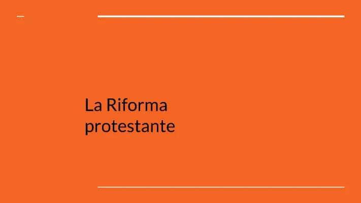 Know LA RIFORMA PROTESTANTE + LA CONTRORIFORMA CATTOLICA  thumbnail