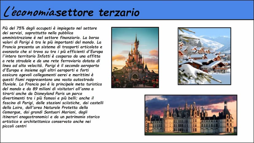 La Francia
Rebecca D'Ambrosio La Francia fisica
La Francia è il 3 paese più grande d'Europa e per la sua forma particolare viene chiamata an