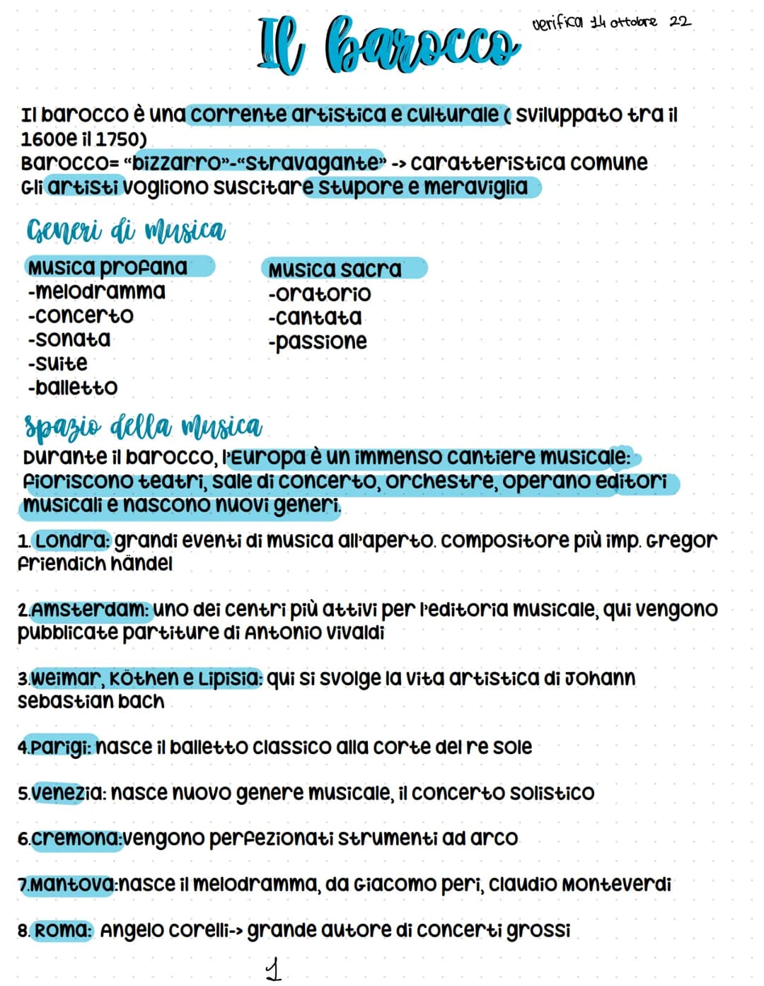 Il barocco
Il barocco è una corrente artistica e culturale ( sviluppato tra il
1600e il 1750)
Barocco= "bizzarro”-“stravagante» -> caratteri