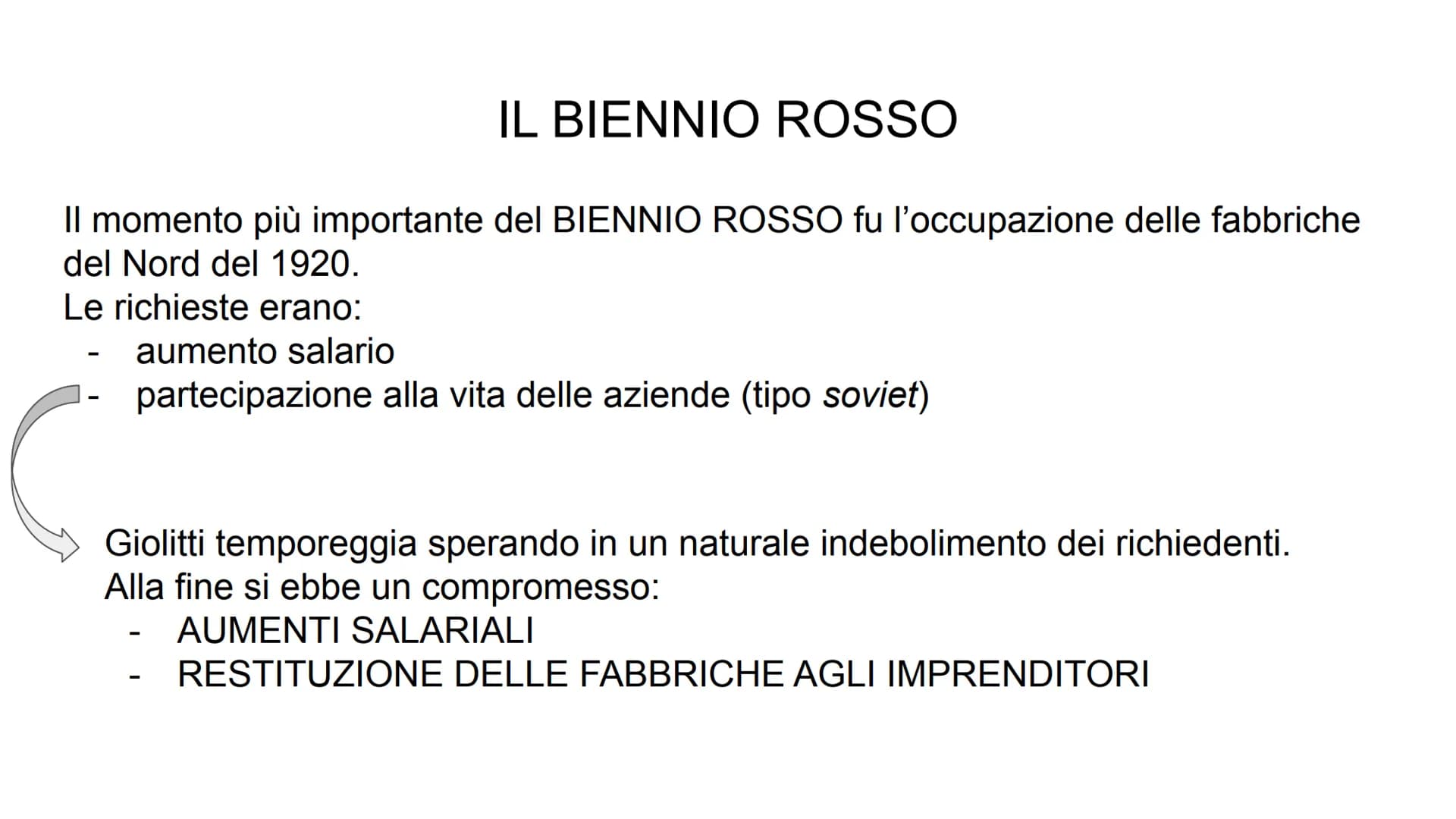 Il fascismo al
potere in Italia
Dal biennio rosso alla dittatura fascista
ww DEBITO PUBBLICO
L'Italia era ricorsa a:
prestiti nazionali
cred