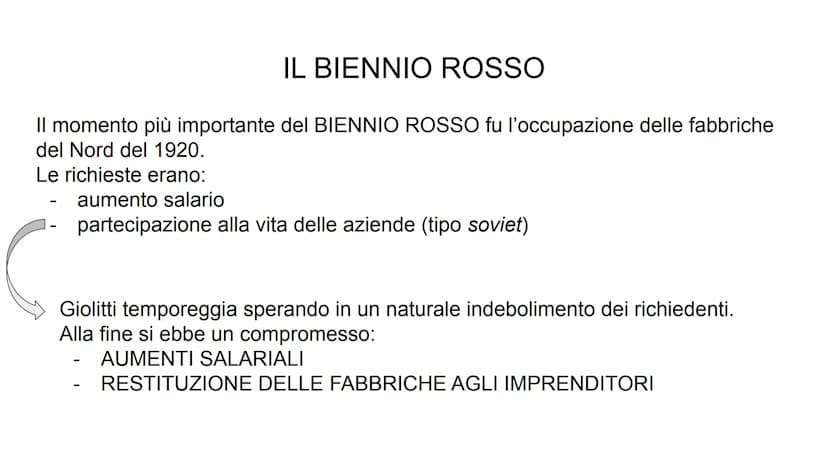 Il fascismo al
potere in Italia
Dal biennio rosso alla dittatura fascista
ww DEBITO PUBBLICO
L'Italia era ricorsa a:
prestiti nazionali
cred