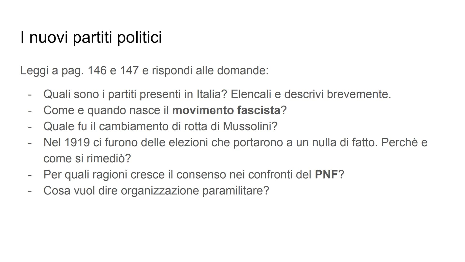 Il fascismo al
potere in Italia
Dal biennio rosso alla dittatura fascista
ww DEBITO PUBBLICO
L'Italia era ricorsa a:
prestiti nazionali
cred