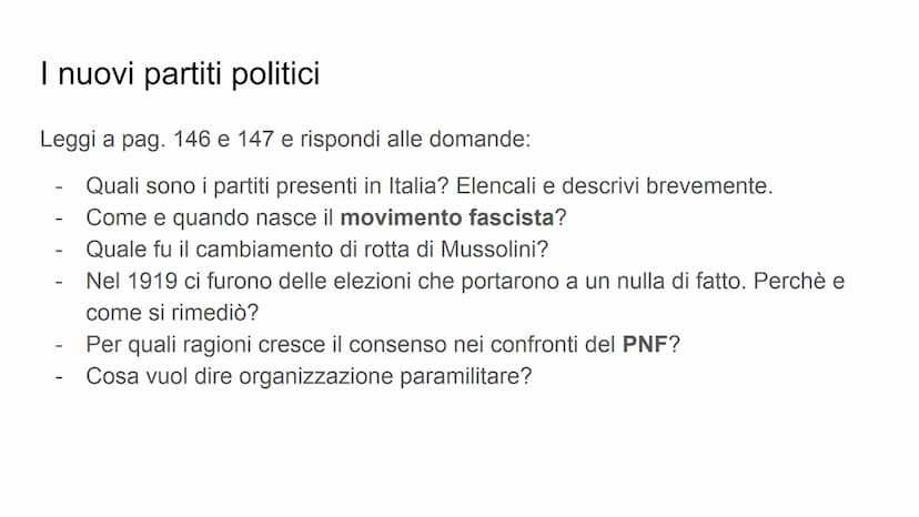 Il fascismo al
potere in Italia
Dal biennio rosso alla dittatura fascista
ww DEBITO PUBBLICO
L'Italia era ricorsa a:
prestiti nazionali
cred
