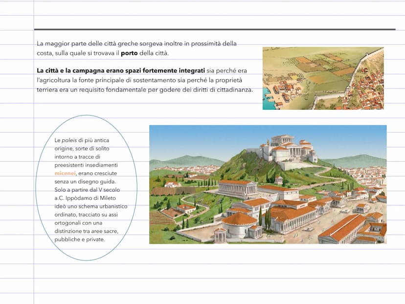 Polis greca, caratteristiche
della città
FABIOLA HODAJ
AL La polis
Come nasce la polis greca?
La polis greca è una "città-stato": ha proprie