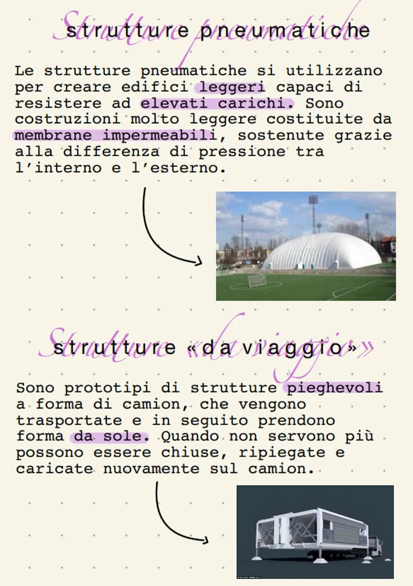 Strutture
Si dice struttura una qualsiasi
combinazione di materiali destinata a
sostenere dei carichi. Le principali
sollecitazioni di una s