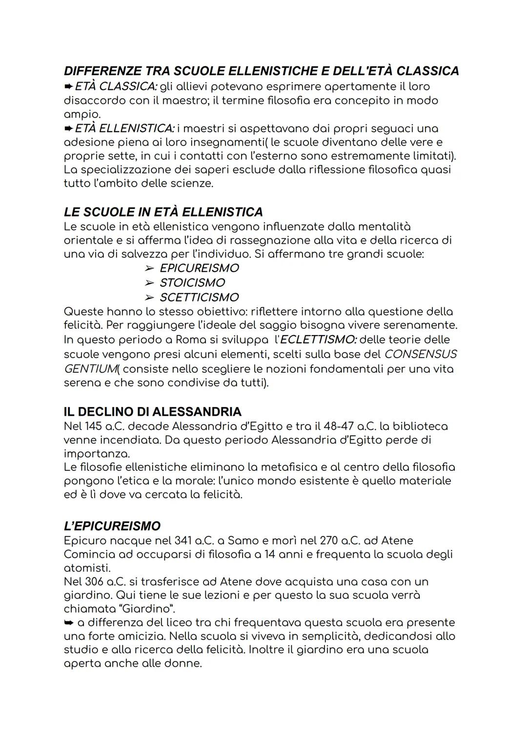 L'ELLENISMO
L'Ellenismo è un periodo storico che va dal 323 a.C. al 31 a.C.
Alessandro Magno aveva diffuso nei terreni conquistati la cultur