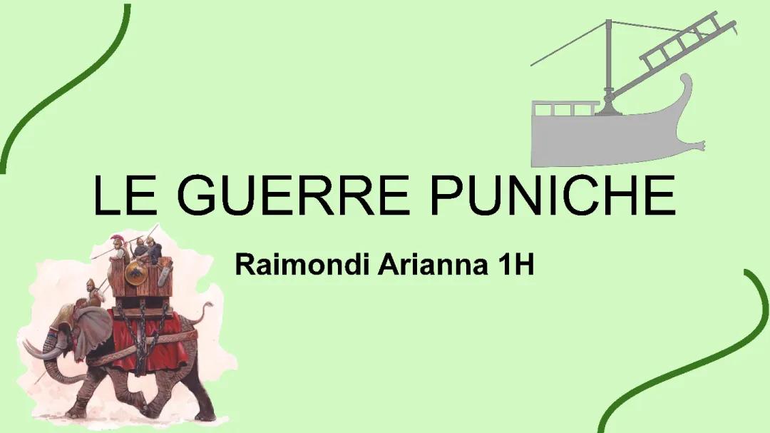 Le Guerre Puniche: Presentazione PowerPoint