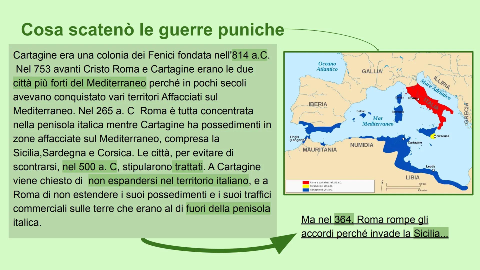LE GUERRE PUNICHE
Raimondi Arianna 1H Cosa scatenò le guerre puniche
Cartagine era una colonia dei Fenici fondata nell'814 a.C.
Nel 753 avan