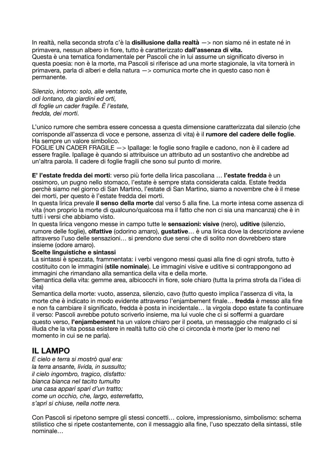 3° lezione su Pascoli - Novembre, Lampo, L'assiuolo lezione del 12.01.2023
NOVEMBRE
Gemmea l'aria, il sole così chiaro
che tu ricerchi gli a