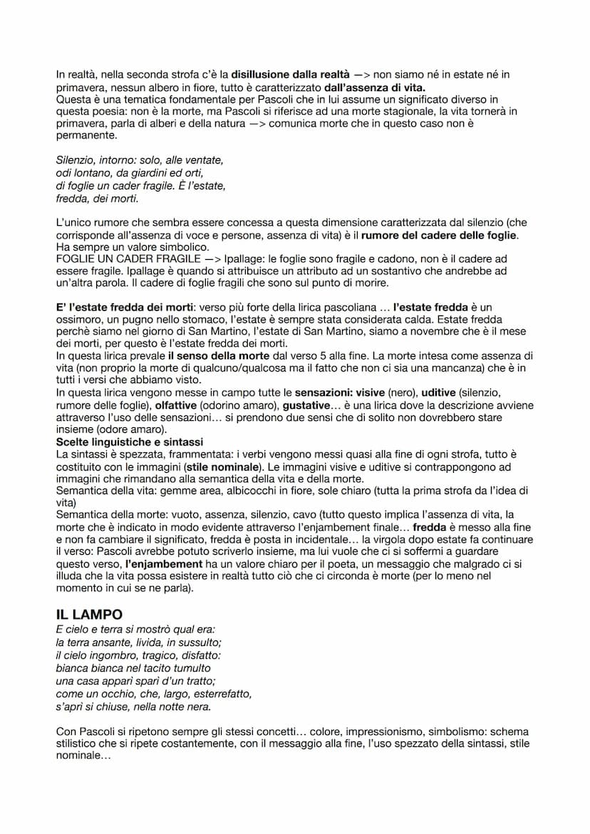 3° lezione su Pascoli - Novembre, Lampo, L'assiuolo lezione del 12.01.2023
NOVEMBRE
Gemmea l'aria, il sole così chiaro
che tu ricerchi gli a