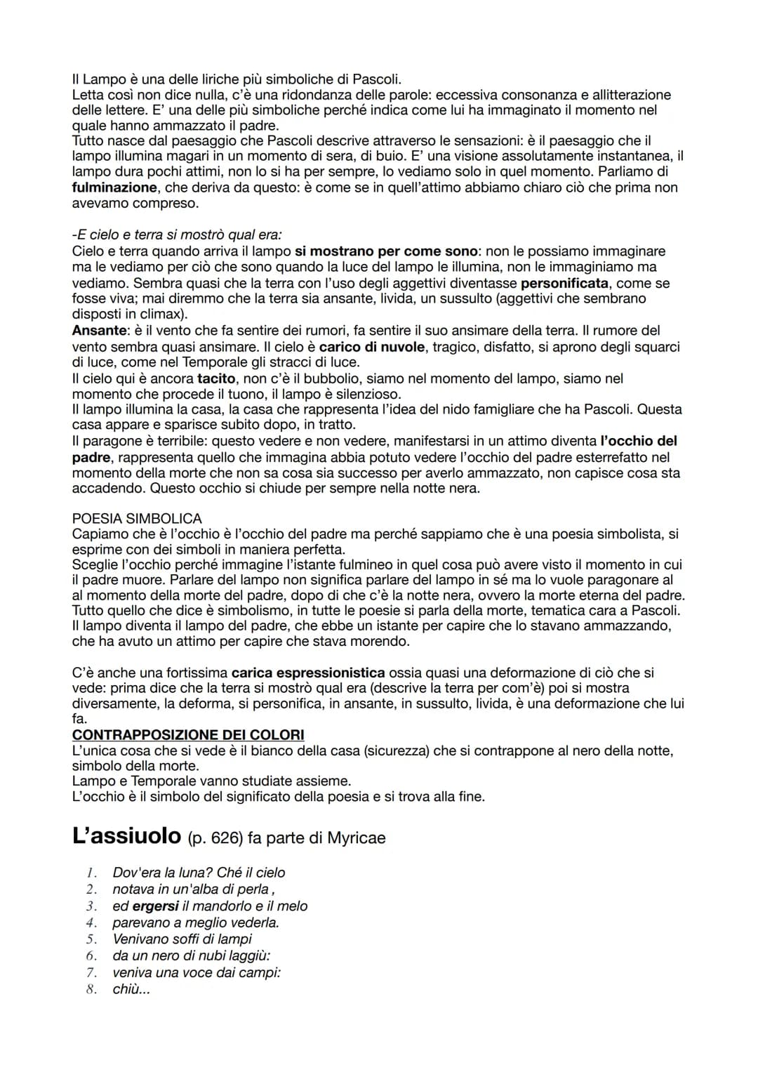 3° lezione su Pascoli - Novembre, Lampo, L'assiuolo lezione del 12.01.2023
NOVEMBRE
Gemmea l'aria, il sole così chiaro
che tu ricerchi gli a