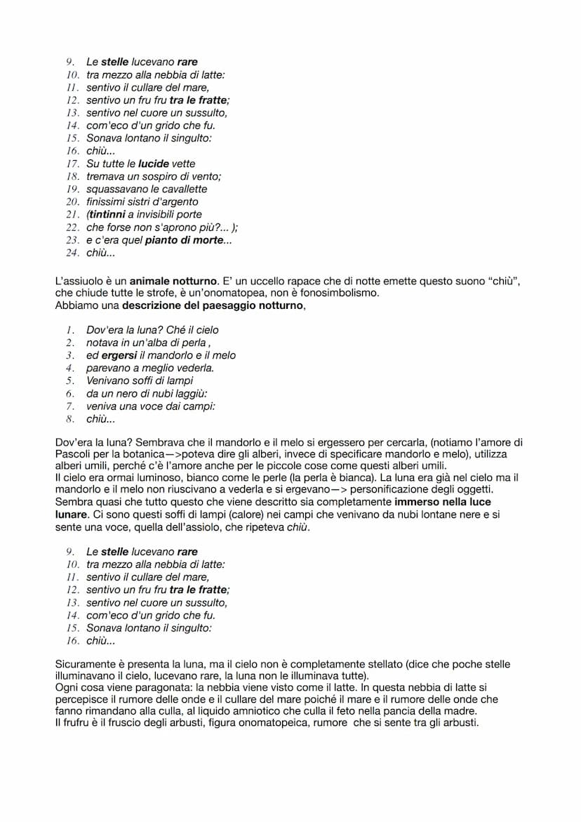 3° lezione su Pascoli - Novembre, Lampo, L'assiuolo lezione del 12.01.2023
NOVEMBRE
Gemmea l'aria, il sole così chiaro
che tu ricerchi gli a