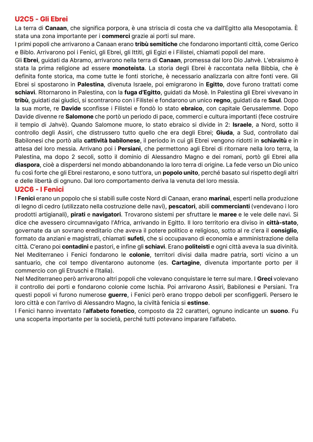 Le Civiltà Antiche: Ebrei e Fenici