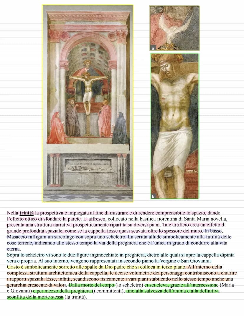 MASACCIO
Masaccio nasce a Castel San Giovanni in altura nel 1401.
La formazione artistica e culturale di Masaccio avviene a Firenze e le
not
