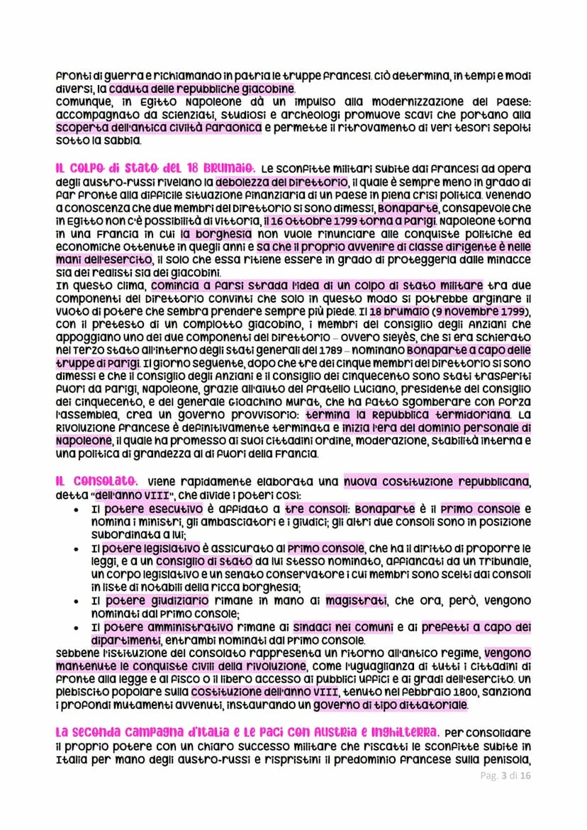 Età napoleonica
L'età napoleonica è un periodo di profondo cambiamento in cui l'ascesa al potere di
Napoleone Bonaparte porta all'affermazio