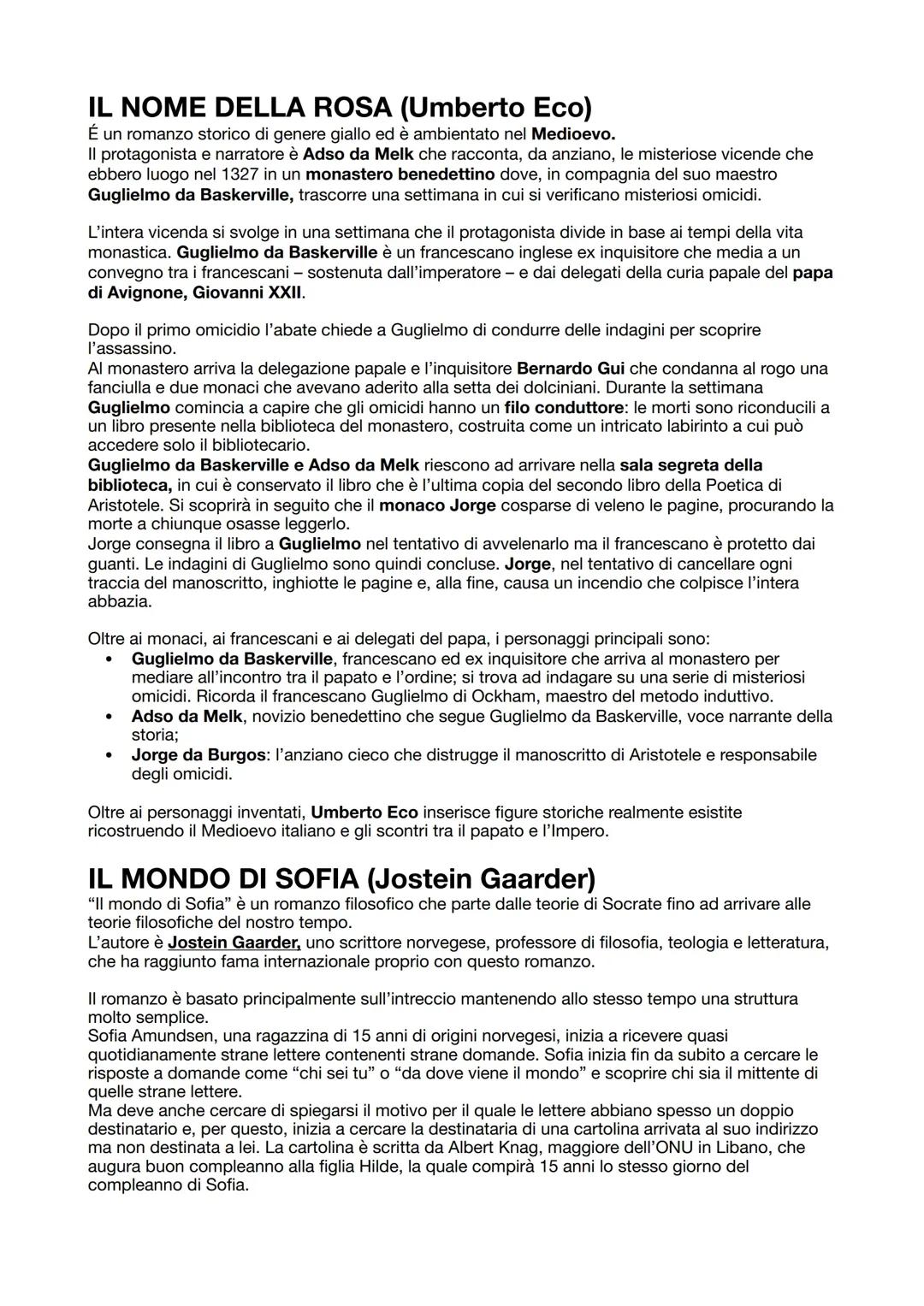 Schede Libro con Analisi e Riassunto 