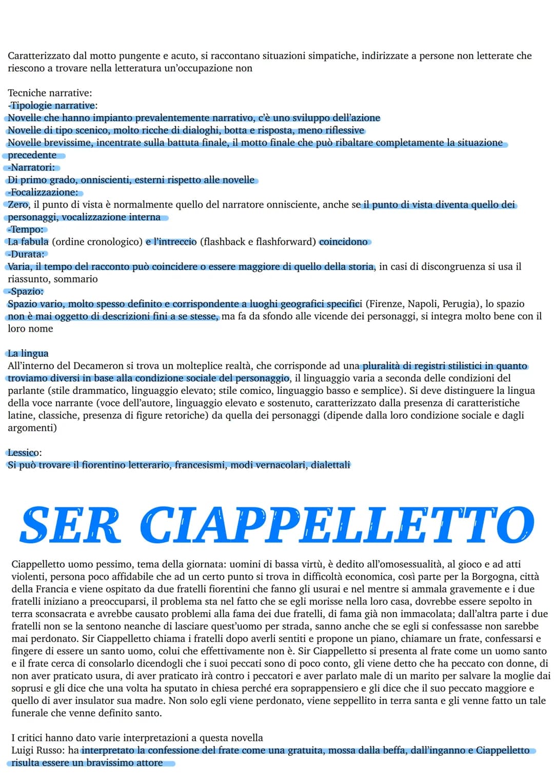 CIOVANNI BOCCACCIO
Contemporaneo a Petrarca ma non sente le contraddizioni causate dal passare da medioevo e umanesimo.
La sua scrittura ris