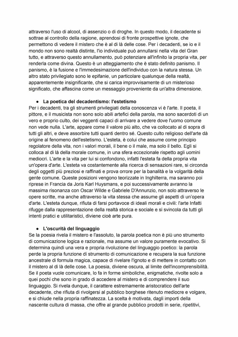 IL DECADENTISMO
Il termine "Decadentismo", deriva dal primo verso della poesia di Paul Verlaine,
intitolata Languore, pubblicata nel 1883, s