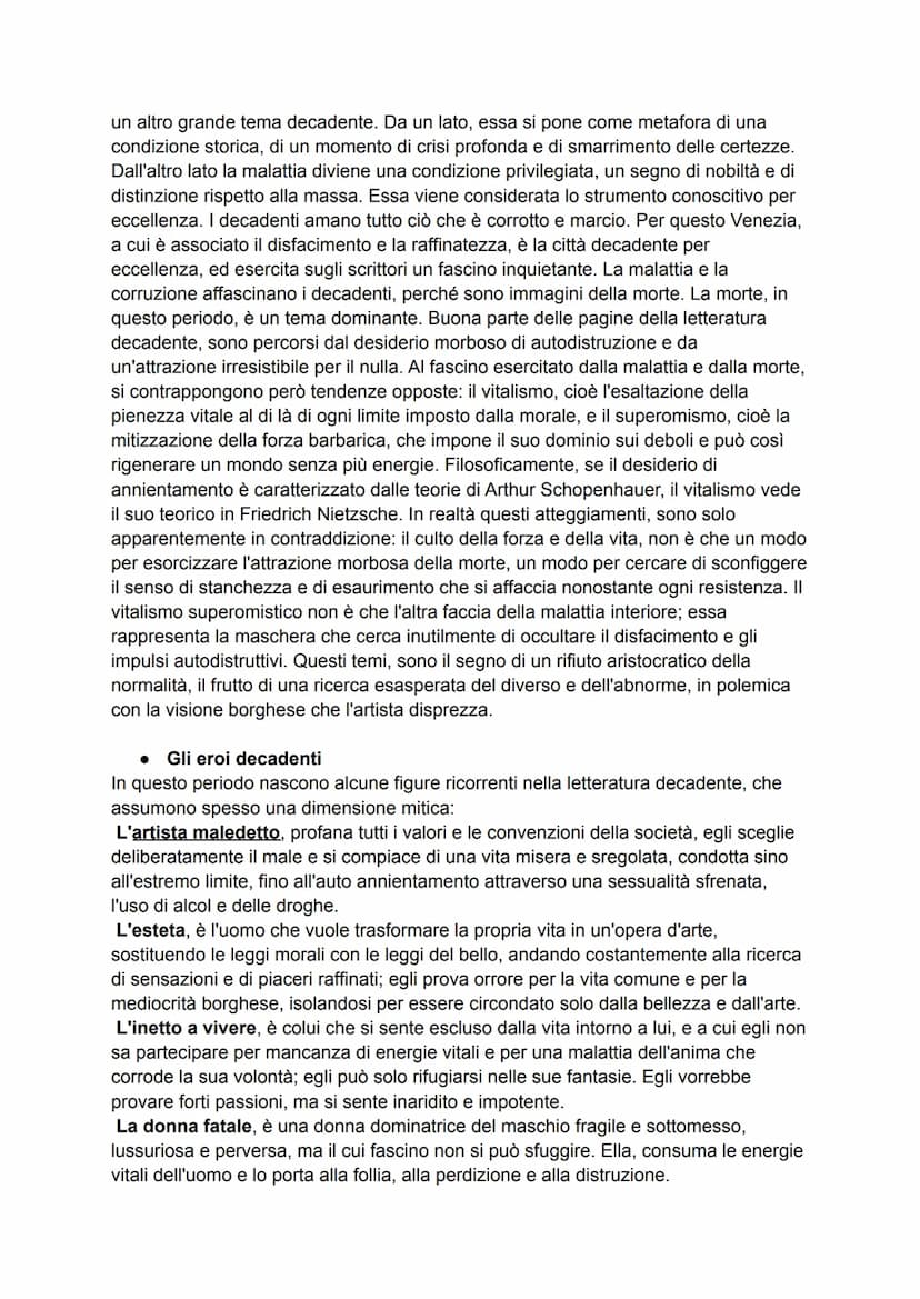IL DECADENTISMO
Il termine "Decadentismo", deriva dal primo verso della poesia di Paul Verlaine,
intitolata Languore, pubblicata nel 1883, s