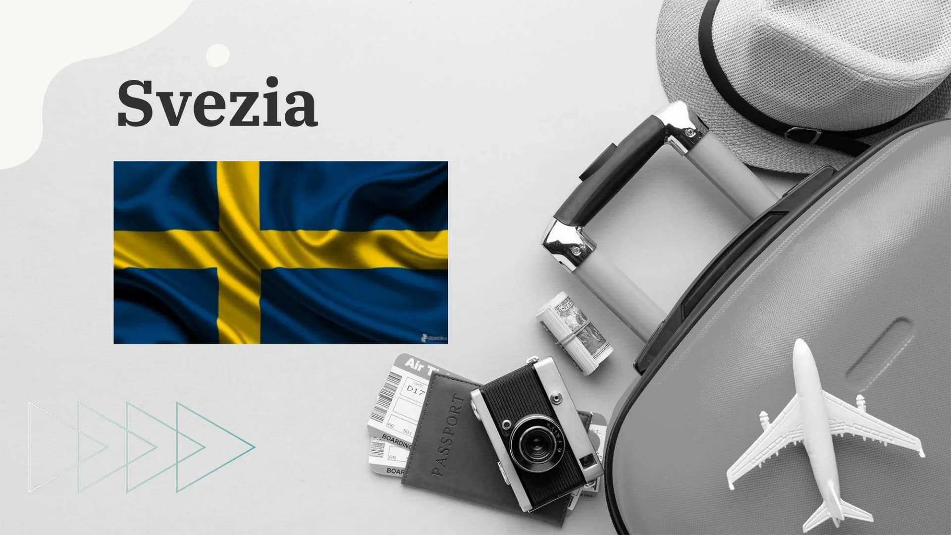 Svezia
Air T
BOAR
D17
BOARDING
PASSPORT
O
PASTAT La Svezia.
Melania Soddu 2D 1/1/2023
O Contenuti
01
Cartina Svezia
Fisica + politica
04
Des