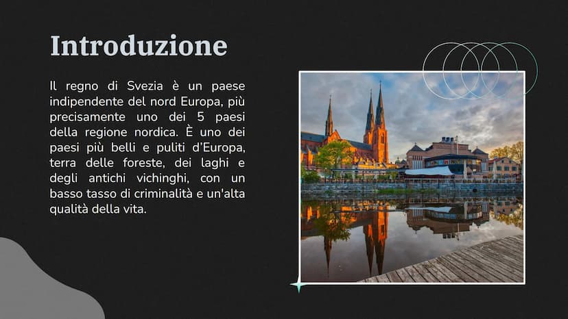 Svezia
Air T
BOAR
D17
BOARDING
PASSPORT
O
PASTAT La Svezia.
Melania Soddu 2D 1/1/2023
O Contenuti
01
Cartina Svezia
Fisica + politica
04
Des