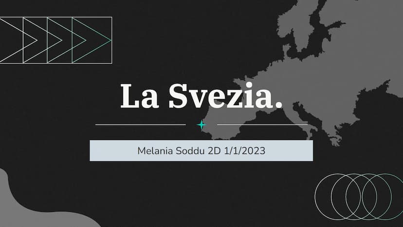 Svezia
Air T
BOAR
D17
BOARDING
PASSPORT
O
PASTAT La Svezia.
Melania Soddu 2D 1/1/2023
O Contenuti
01
Cartina Svezia
Fisica + politica
04
Des
