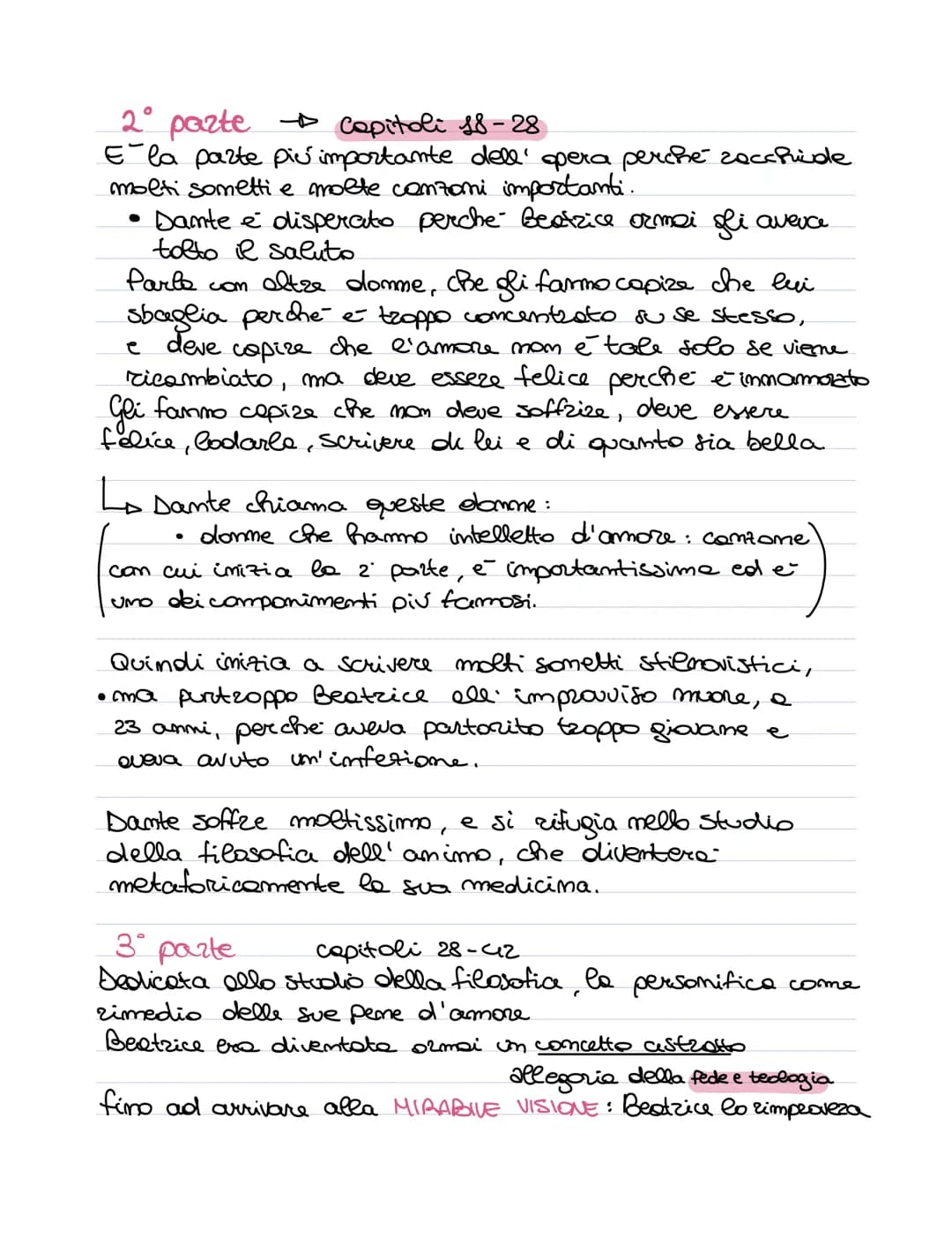 Opere di Dante: Vita Nova e Altre Opere in Breve