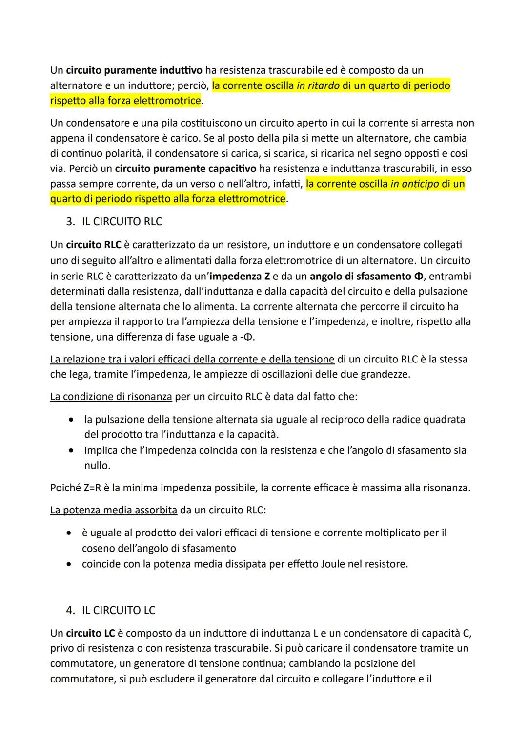 # CAPITOLO 23: LA CORRENTE ALTERNATA

1. L'ALTERNATORE

Un alternatore è un generatore di tensione, che trasforma energia cinetica in energi