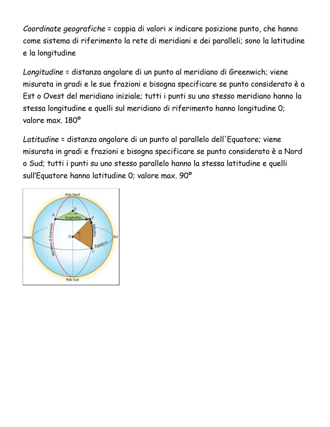 La Forma e le Dimensioni della Terra
LE PROVE della SUA SFERICITA':
Terra ha forma quasi sferica
1. Altezza stelle sull'orizzonte varia se c