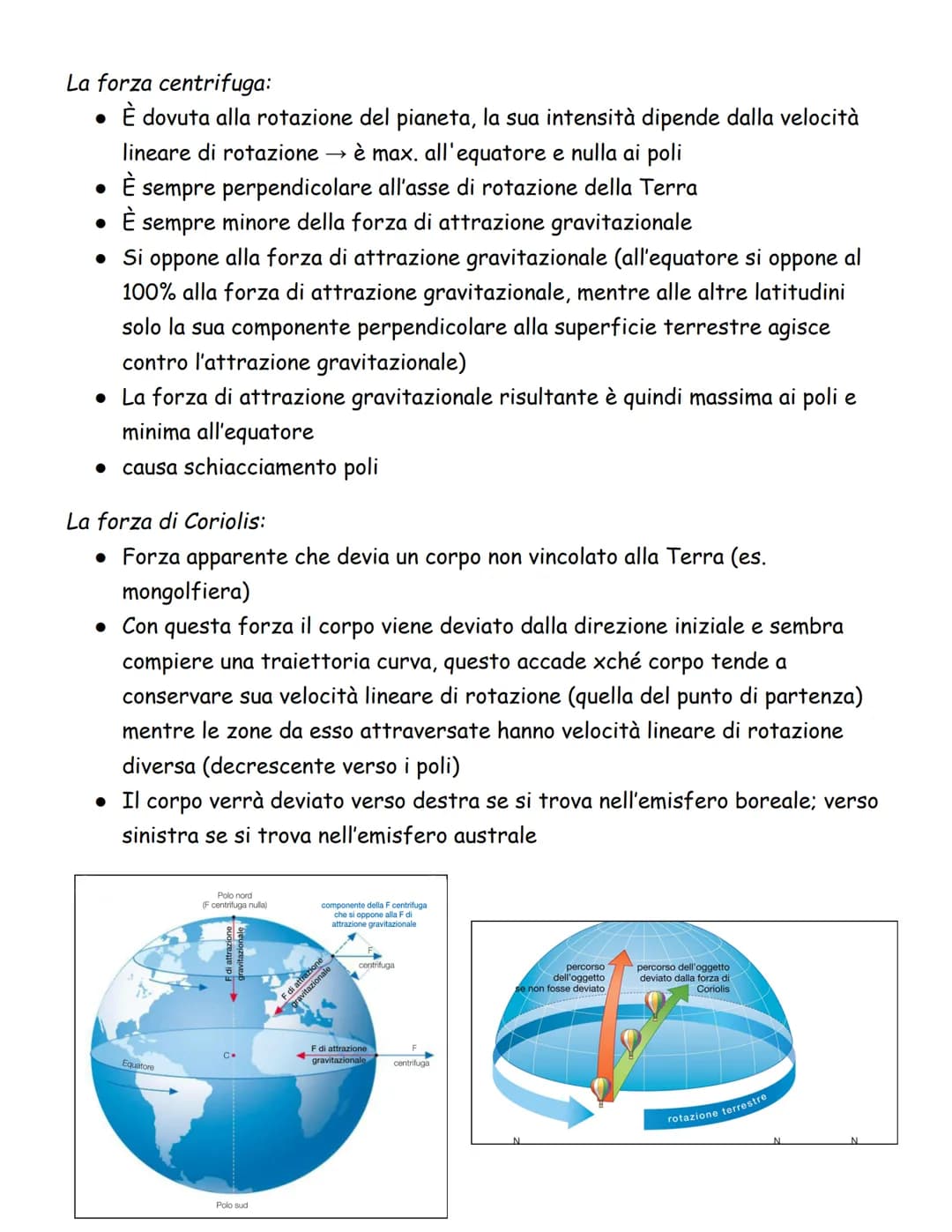 La Forma e le Dimensioni della Terra
LE PROVE della SUA SFERICITA':
Terra ha forma quasi sferica
1. Altezza stelle sull'orizzonte varia se c