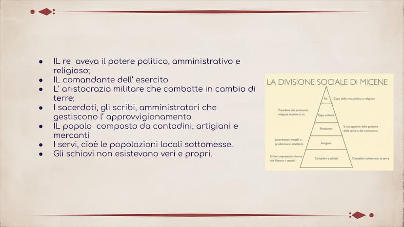 LA CIVILTÀ MICENEA
21 COS'È?
L'aggettivo miceneo viene dal
nome della città di “Micene
ricca d'oro" l' avrebbe chiamata
Omero.
La civiltà mi