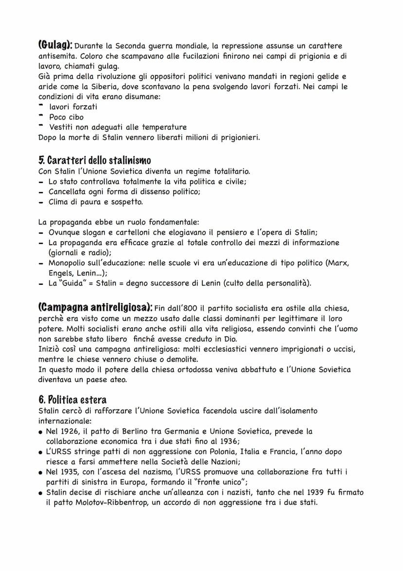 Stalinismo
1. L'ascesa di Stalin
La morte di Lenin scatenò una lotta per la successione della guida del Partito bolscevico:
Stalin, Trotskij