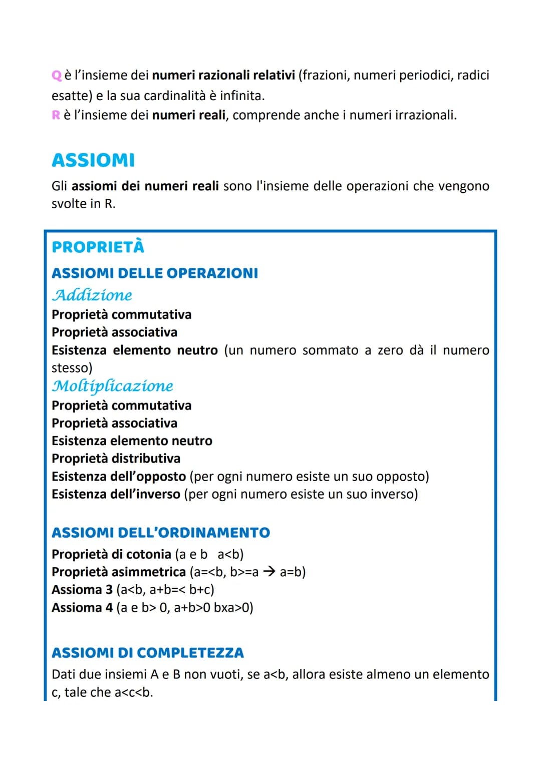 TEORIA MATEMATICA
INSIEMI
L'insieme è un gruppo di elementi che hanno le stesse caratteristiche.
Il sottoinsieme è un raggruppamento interno