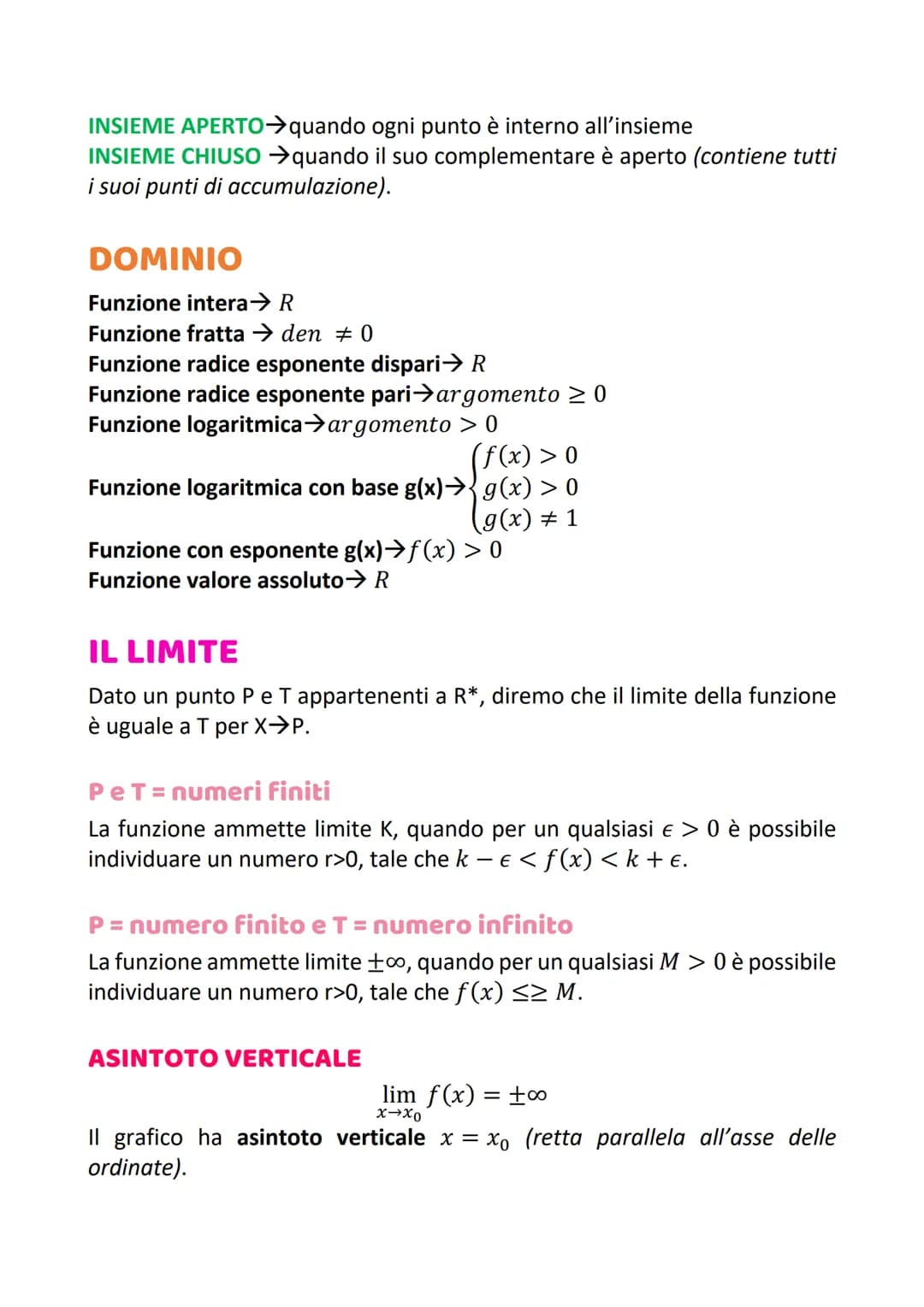 TEORIA MATEMATICA
INSIEMI
L'insieme è un gruppo di elementi che hanno le stesse caratteristiche.
Il sottoinsieme è un raggruppamento interno