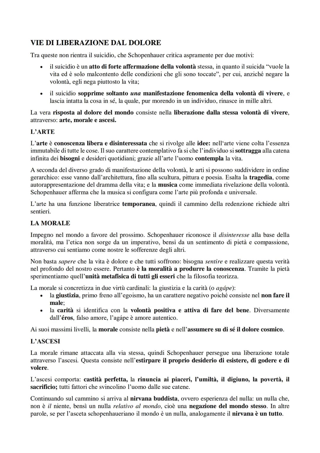 ARTHUR SCHOPENHAUER (1788-1860)
Schopenhauer si rivolge al mondo in maniera amara e disincantata, mettendo in evidenza il conflitto
e la sof