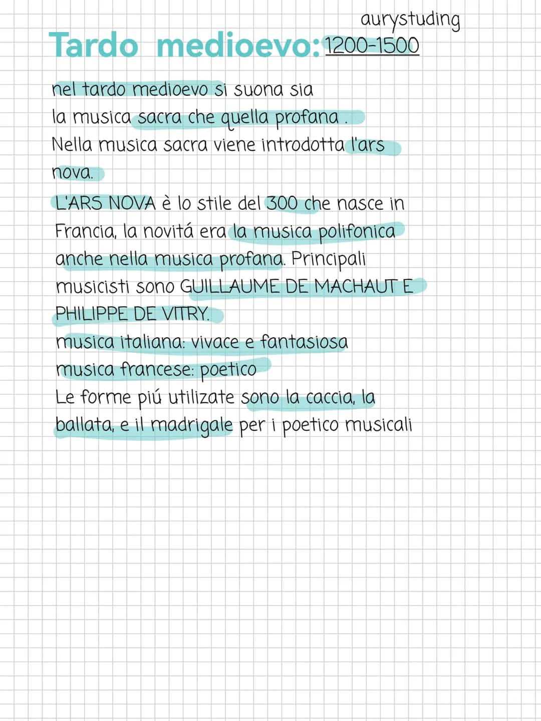 Il medioevo
Il medioevo si divide in:
ALTO MEDIOEVO
BASSO MEDIOEVO
TARDO MEDIOEVO
aurystuding
Alto medioevo: 476-900
nasce il canto gregoria