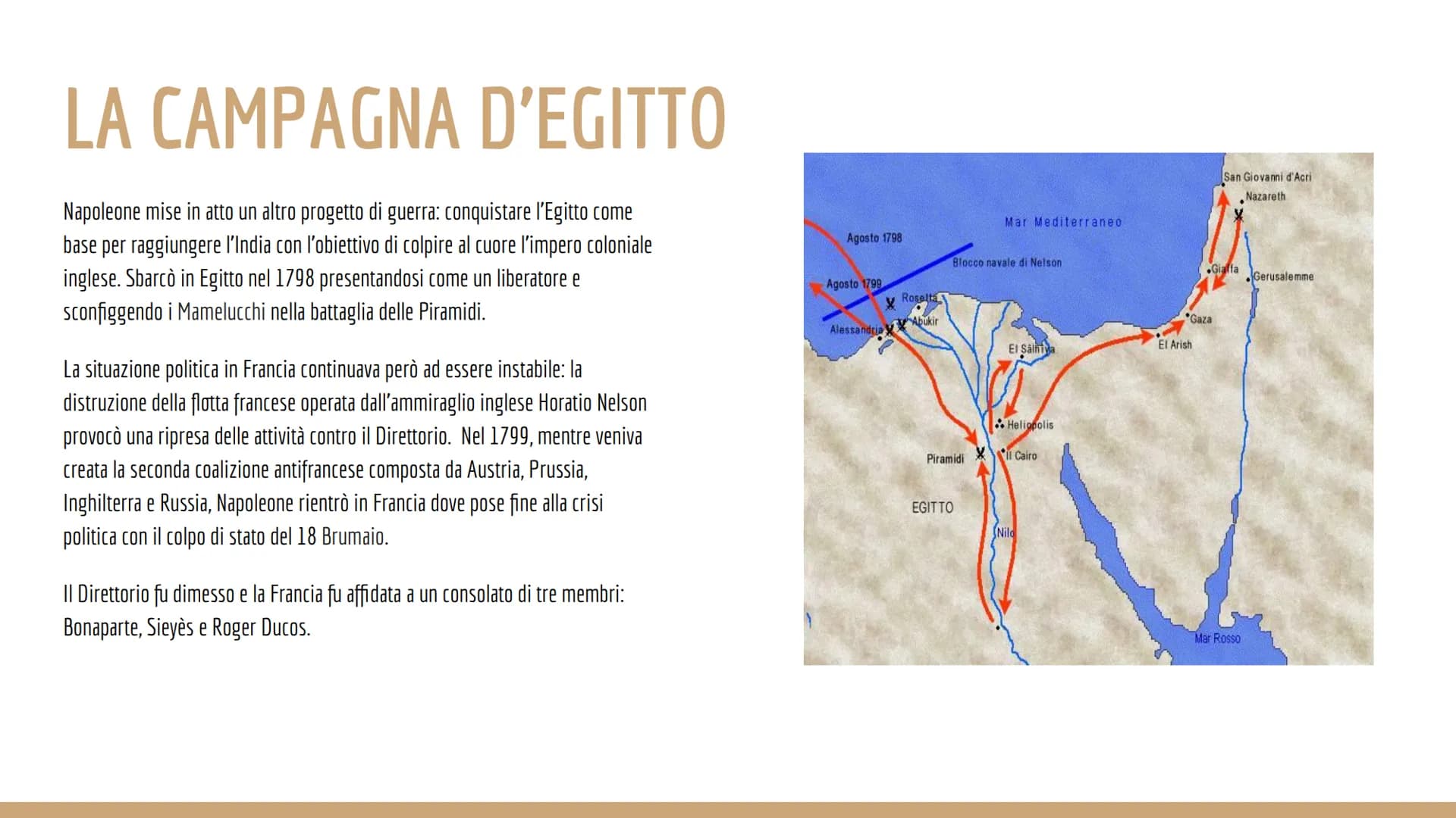 L'ETA'
NAPOLEONICA Napoleone Bonaparte
LA CAMPAGNA D'ITALIA
Nasce ad Ajaccio (Corsica) nel 1769.
Nel 1796 il Direttorio gli affida la guida 