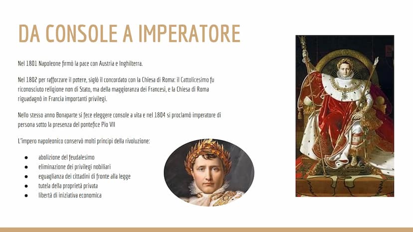 L'ETA'
NAPOLEONICA Napoleone Bonaparte
LA CAMPAGNA D'ITALIA
Nasce ad Ajaccio (Corsica) nel 1769.
Nel 1796 il Direttorio gli affida la guida 