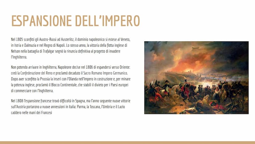 L'ETA'
NAPOLEONICA Napoleone Bonaparte
LA CAMPAGNA D'ITALIA
Nasce ad Ajaccio (Corsica) nel 1769.
Nel 1796 il Direttorio gli affida la guida 