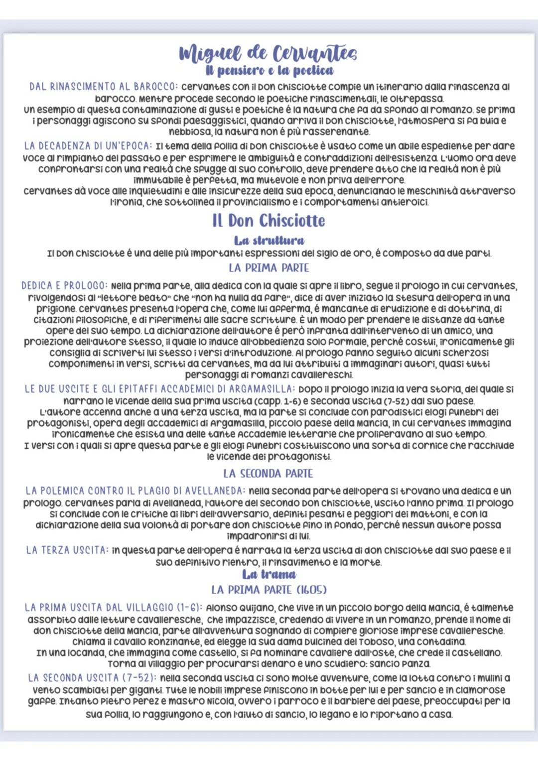 # Miguel de Cervantes

Il pensiero e la poetica

DAL RINASCIMENTO AL BAROCCO: cervantes con il don chisciotte compie un itinerario dalla rin