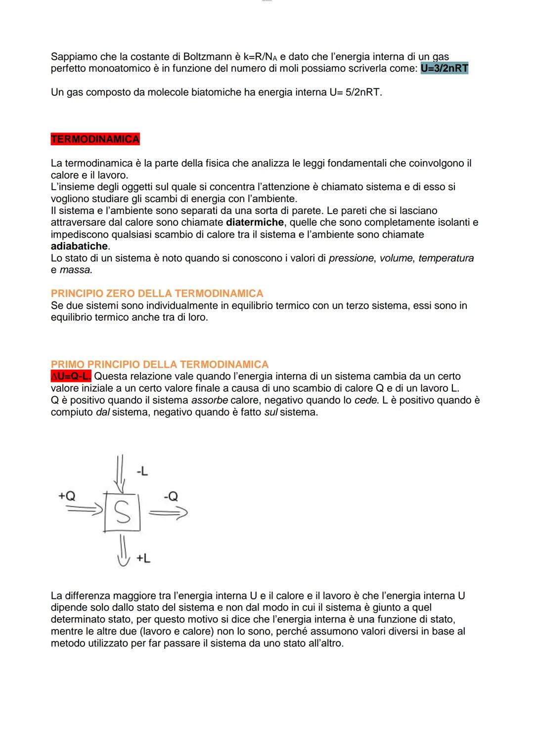 # CALORIMETRIA

**Temperatura:** è la grandezza fisica che si misura con un termometro. Ed è la manifestazione di ciò che avviene a livello 