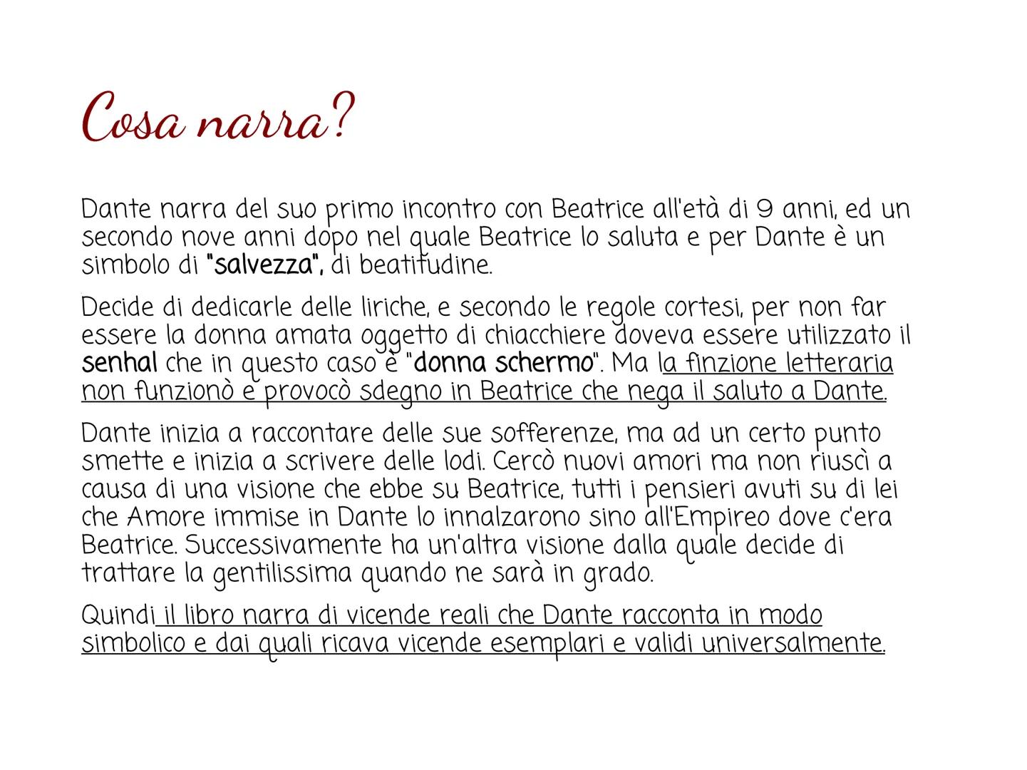Vita nuova
opera di Dante Alighieri Come nasce e storia stile
L'opera è scritta quando Dante è ancora a Firenze (centro culturale in cui
coe