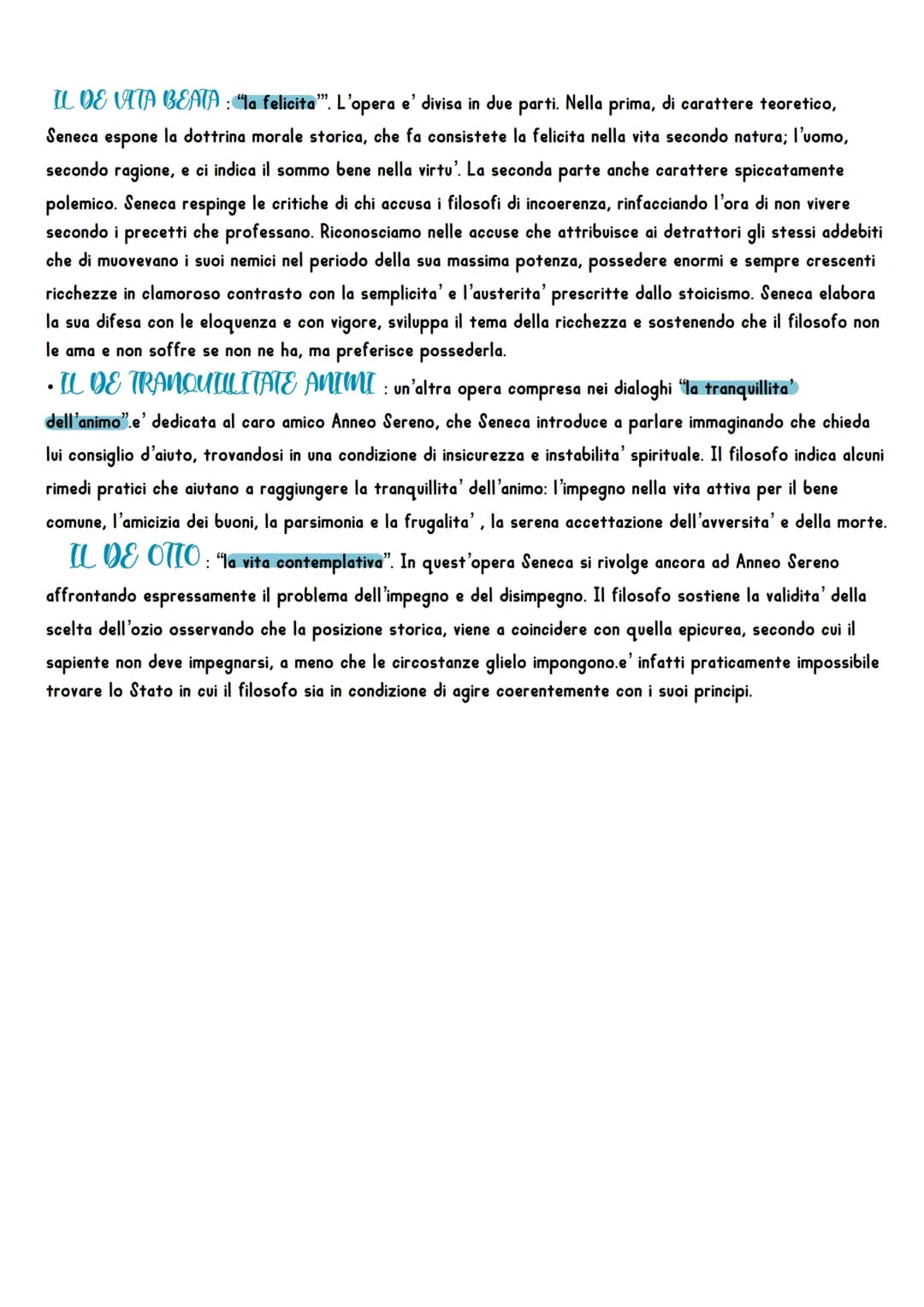 Seneca
Lucio Anneo Seneca e' di origini spagnole,e questo fa comprendere
come l'asse culturale della letteratura latina si sia sposato
dall'