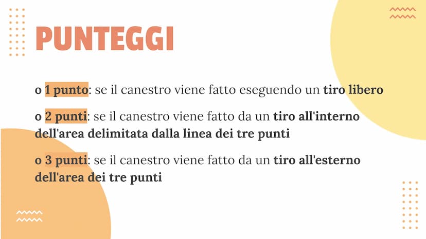 ●
●
IL BASKET
●
● ●
.
●
●
• ●
Il basket è uno sport di squadra in
cui due formazioni di 5 giocatori
devono cercare di far entrare la palla
n