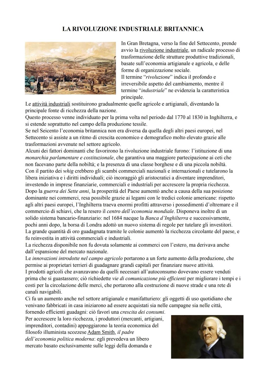 La rivoluzione industriale britannica