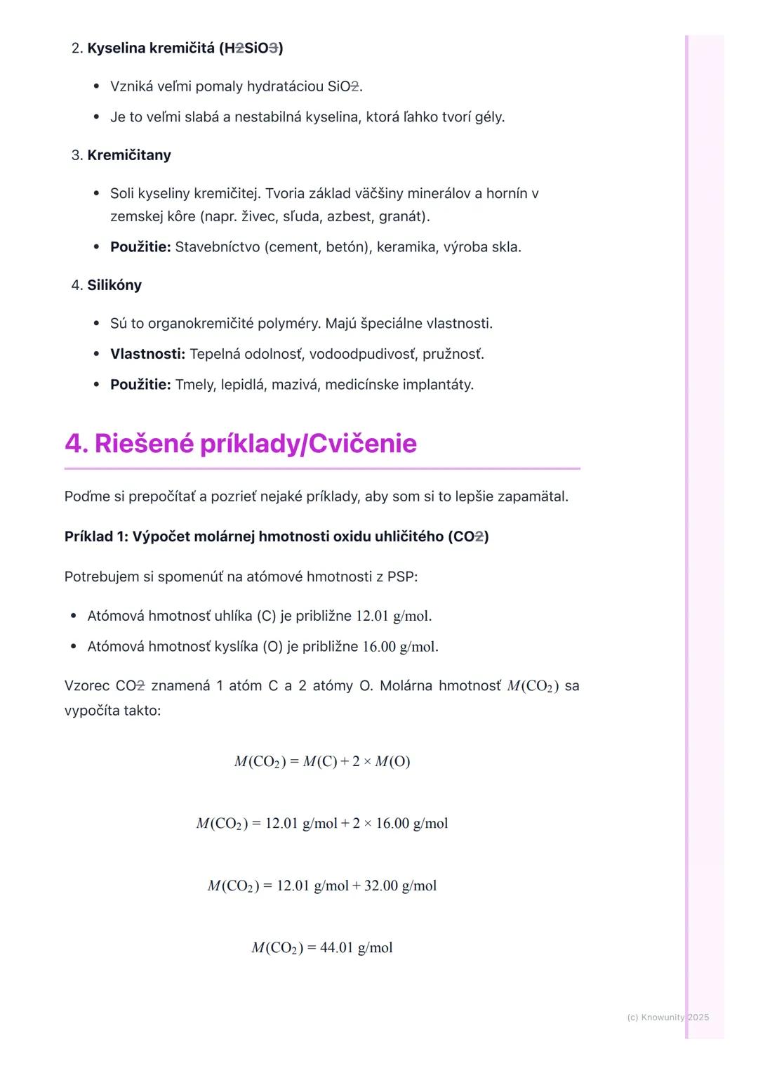 # Uhlík a kremík a ich zlúčeniny

## 1. Prehľad uhlíka a kremíka

Dnes si zopakujeme dva veľmi dôležité prvky z 14. skupiny periodickej tabu
