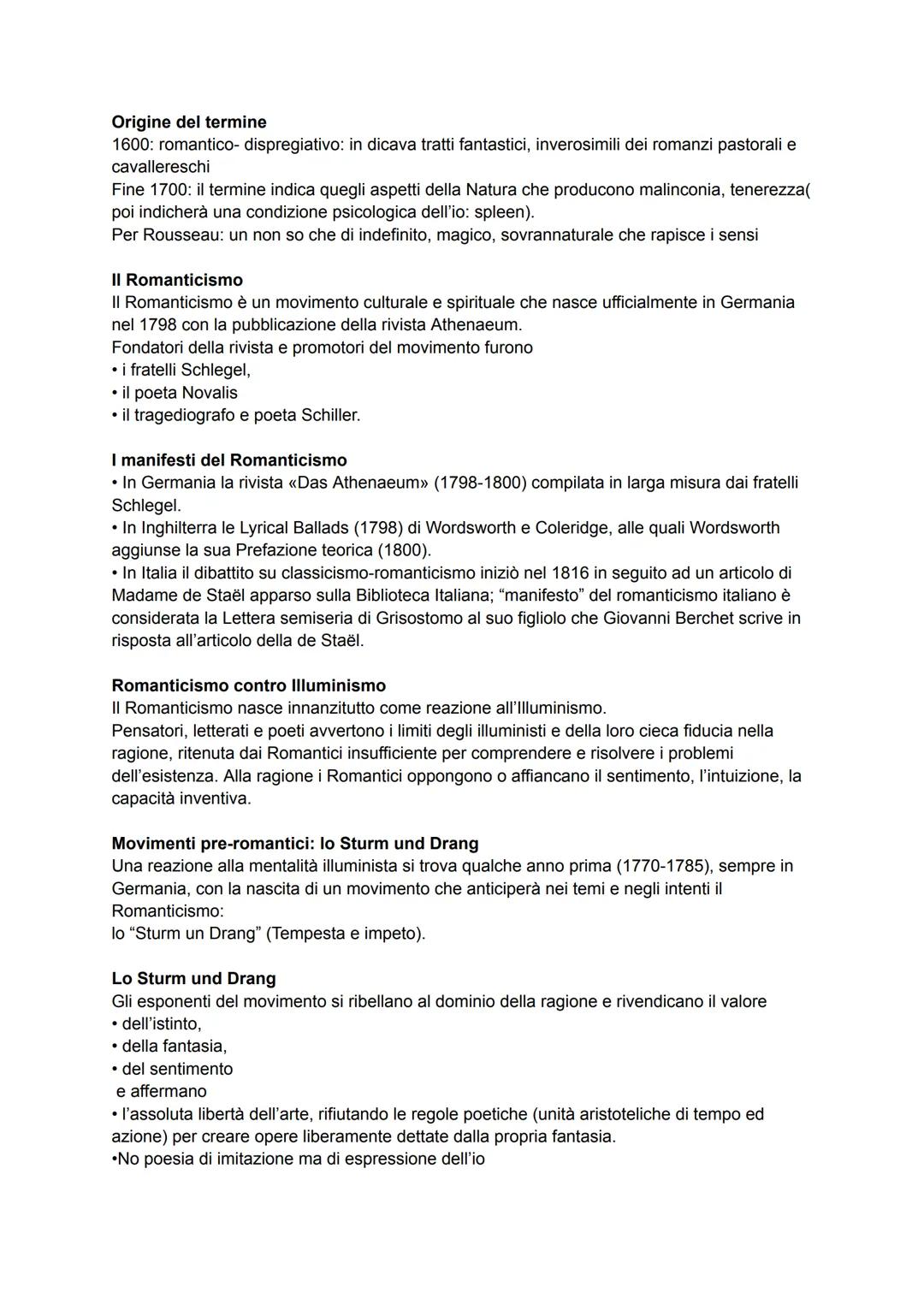 Il Romanticismo: Un Viaggio nella Cultura Italiana ed Europea