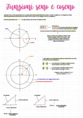 Know Goniometria - funzione seno e coseno thumbnail